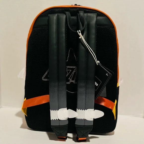 Loungefly NWT Godzilla Full Size Cosplay City in Flames Backpack - Picture 3 of 5